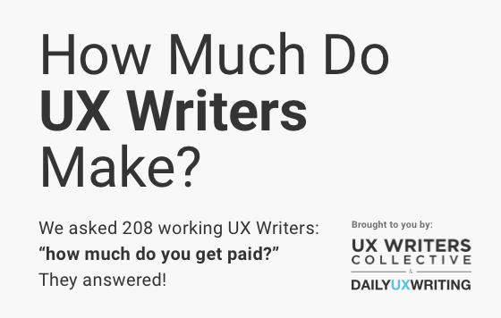 What Is The Average Salary For A UX Writer In The U S Daily UX Writing